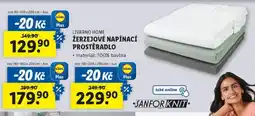 Lidl Žerzejové napínací prostěradlo nabídka