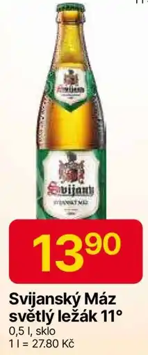 Svijanský Máz světlý ležák 11°