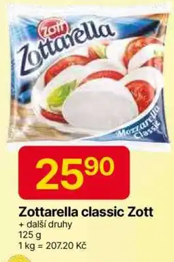 Hruška Zottarella classic Zott nabídka