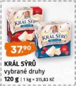 Terno KRÁL SÝRŮ vybrané druhy nabídka
