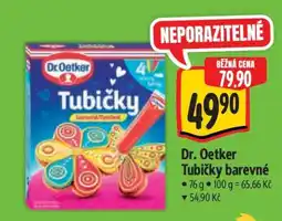 Albert Dr. Oetker Tubičky barevné nabídka