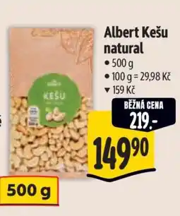 Albert Albert Kešu natural • nabídka