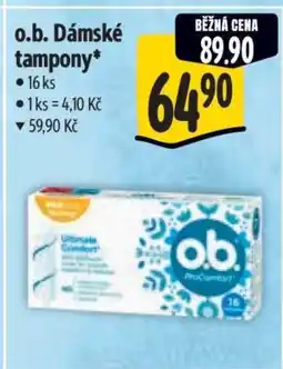 Albert O.B. DÁMSKÉ TAMPONY nabídka