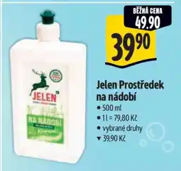 Albert Jelen prostředek na nádobí nabídka
