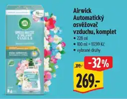 Albert Airwick Automatický osvěžovač vzduchu komplet nabídka