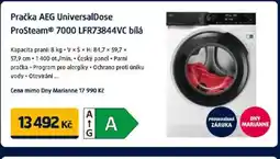 Datart Pračka AEG UniversalDose ProSteam® 7000 LFR73844VC bílá nabídka