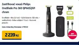 Zastřihovač vousů Philips OneBlade Pro 360 QP6652/61 chrom