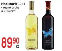 Žabka Víno motýl nabídka