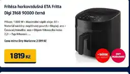Datart Fritéza horkovzdušná ETA Fritta Digi 3168 90000 černá nabídka