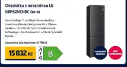 Datart Chladnička s mrazničkou LG GBP62MCNBC černá nabídka