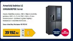 Datart Americká lednice LG GMG860EPBE černá nabídka