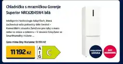Datart Chladnička s mrazničkou Gorenje Superior NRC6204SW4 bílá nabídka