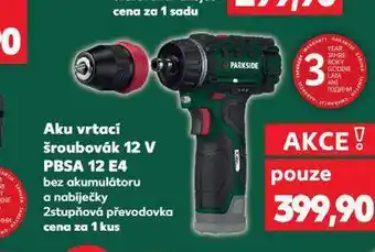 Kaufland Aku vrtací šroubovák nabídka