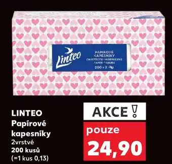 Kaufland LINTEO Papírové kapesníky nabídka