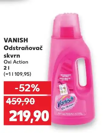 Kaufland VANISH Odstraňovač skvrn nabídka