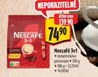 Albert Nescafé 3v1 nabídka