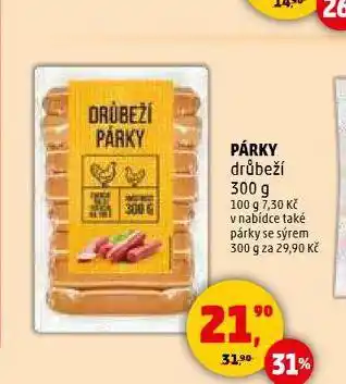 Penny Market Párky nabídka