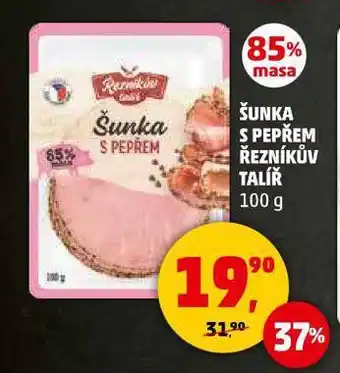 Penny Market Šunka s pepřem nabídka
