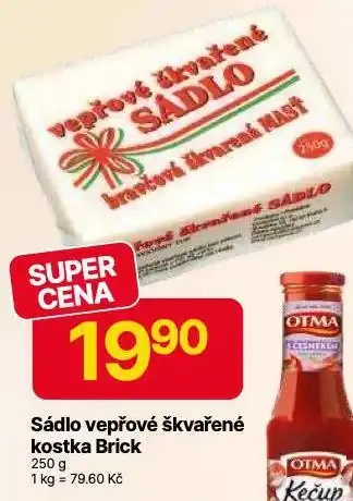 Hruška Sádlo vepřové škvařené kostka brick nabídka