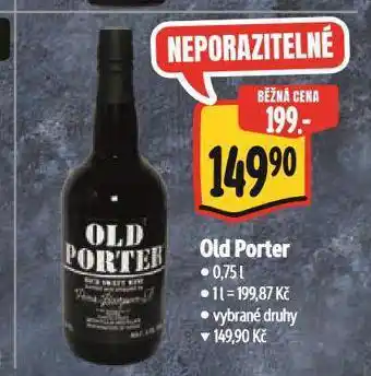 Albert Old porter nabídka