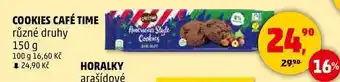 Penny Market COOKIES CAFÉ TIME různé druhy, 150 g nabídka
