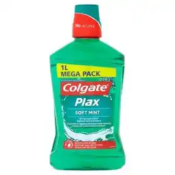 Lidl Colgate Plax ústní voda 1000ml, vybrané druhy nabídka