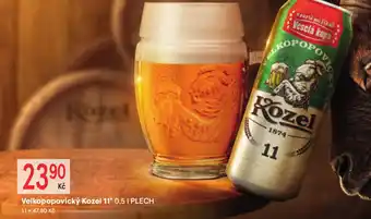 Žabka Velkopopovický Kozel 11° nabídka