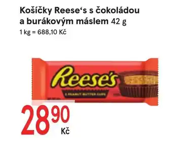 Žabka Košíčky reese's s čokoládou a burákovým máslem nabídka