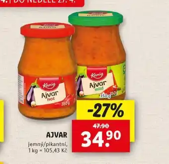 Lidl Ajvar nabídka