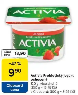 Tesco Activia Probiotický jogurt ochucený nabídka