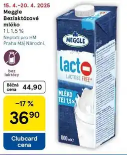Tesco Meggle Bezlaktózové mléko nabídka