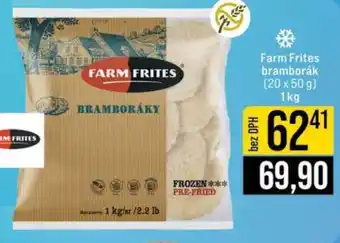 Jip Farm Frites bramborák nabídka