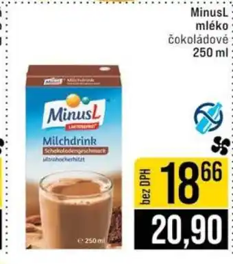 Jip MinusL mléko čokoládové nabídka