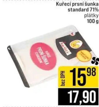 Jip Kuřecí prsní šunka standard 71% nabídka