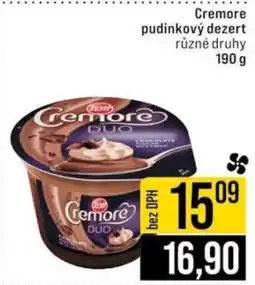 Jip Cremore pudinkový dezert nabídka