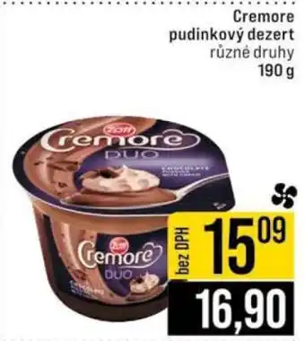 Jip Cremore pudinkový dezert nabídka
