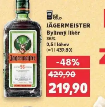 Kaufland JÄGERMEISTER Bylinný likér nabídka
