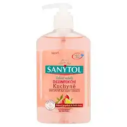 Terno Sanytol Tekuté mýdlo dezinfekční růžový grapefruit & svěží citrón 250ml nabídka