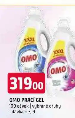Terno Omo prací gel 100 dávek vybrané druhy nabídka