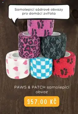Zoohit PAWS & PATCH samolepící obvaz nabídka