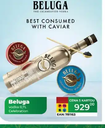 Tamda Foods BELUGA vodka nabídka