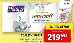 Lidl TOALETNÍ PAPÍR, 20x 180 útržků nabídka