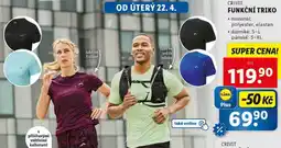 Lidl FUNKČNÍ TRIKO nabídka