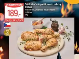 Globus Selské kuřecí špalíčky nebo paličky Globus nabídka