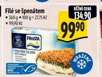Albert Filé se špenátem 360 g nabídka