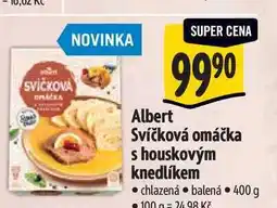 Albert Albert Svíčková omáčka s houskovým knedlíkem chlazená balená 400 g nabídka