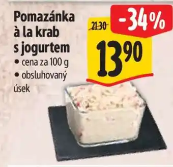 Albert Pomazánka à la krab s jogurtem nabídka