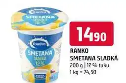 Terno Ranko smetana sladká 200g nabídka