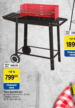 Tesco Pojízdný gril nabídka