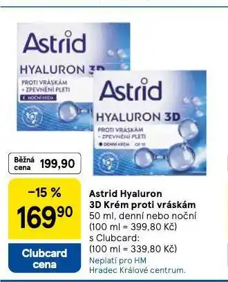 Tesco Astrid krém nabídka